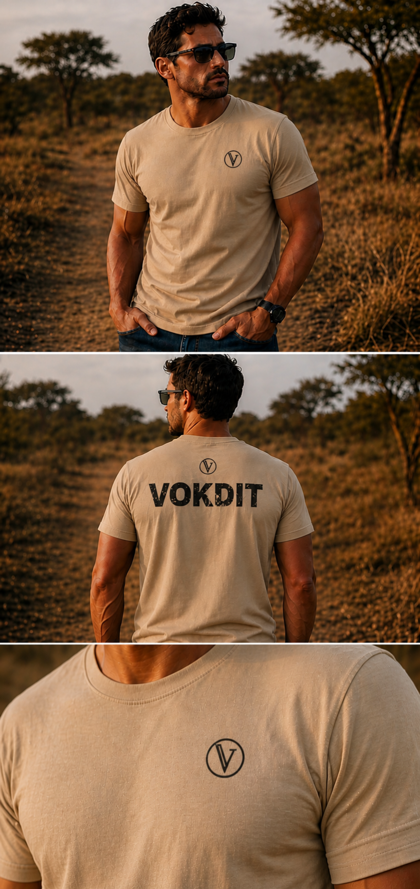 VokDit Core T Represent — sijaansig van swart premium katoen t-hemp, VokDit streetwear 2026